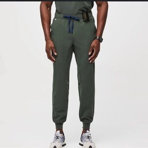Figs Slim Tansen Joggers Scrubs | Dark Moss